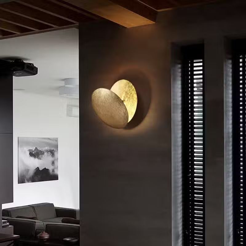 Applique Murale Moderne en Forme d’Éclipse