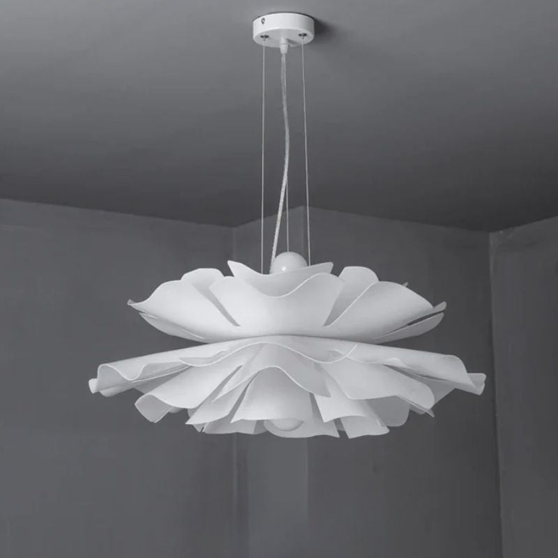 Suspension Minimaliste Design Crème Nordique