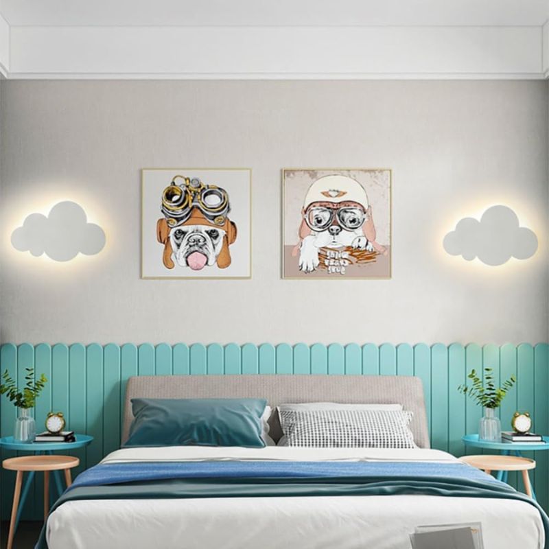 Applique Murale Enfant Nuage Tactile LED