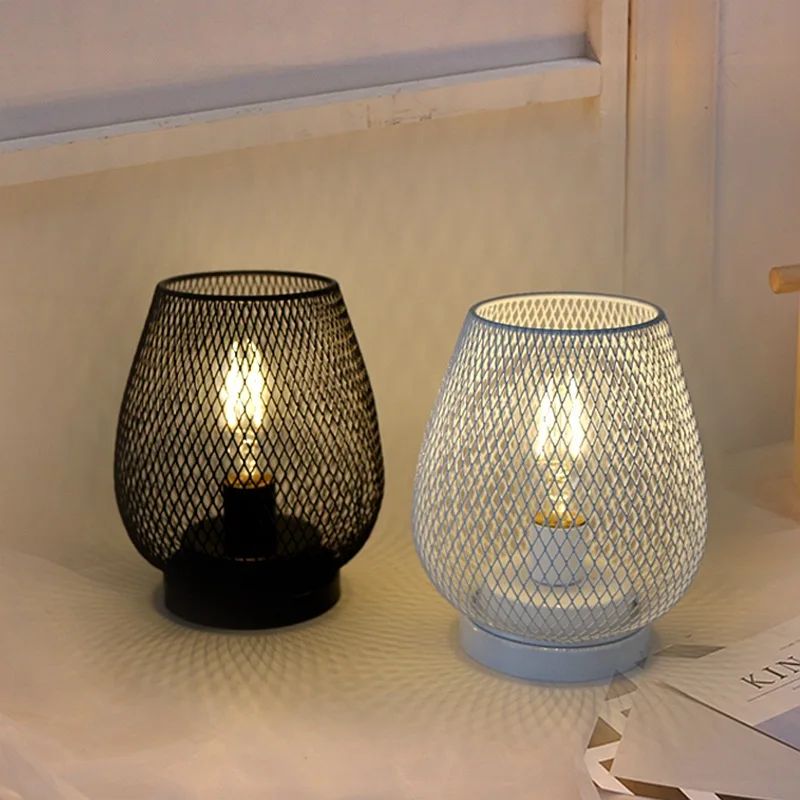 Lampe Vintage Déco Fer Forgé Chic