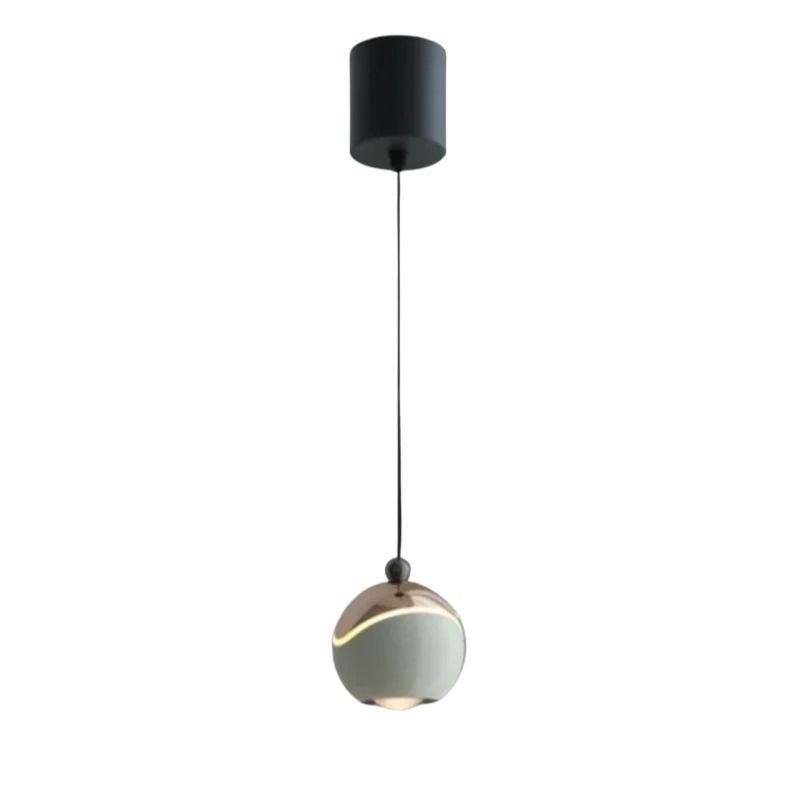 Suspension Industrielle Ronde Fine Et Stylée