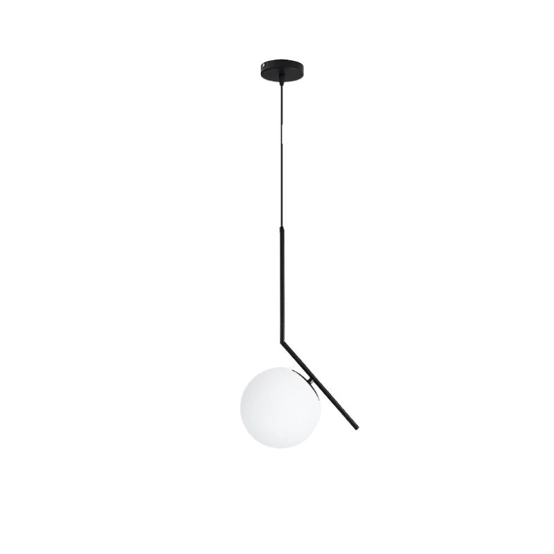 Suspension Minimaliste Charme Du Verre Galvanisé