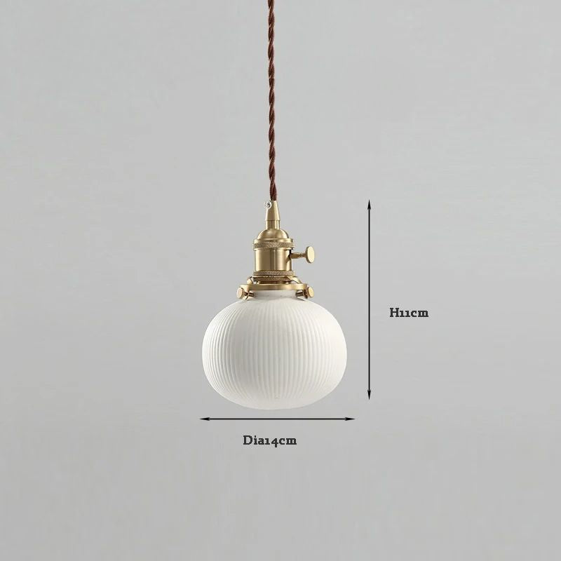 Suspension Cuisine En Laiton Moderne