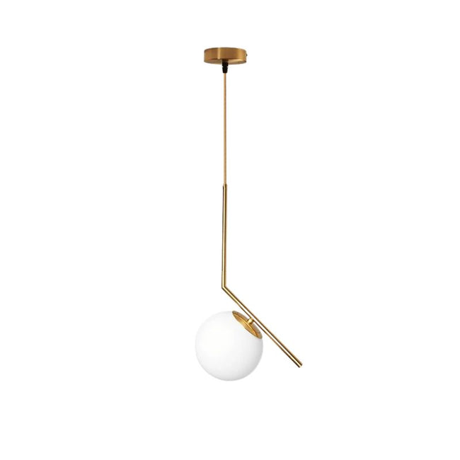 Suspension Minimaliste Charme Du Verre Galvanisé