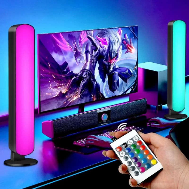 Lampe de Bureau avec Bande Lumineuse Intégrée