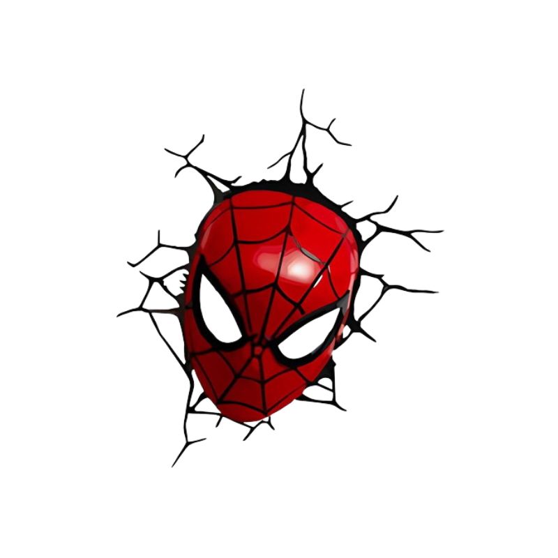 Applique Murale Enfant Spiderman Veilleuse 3D