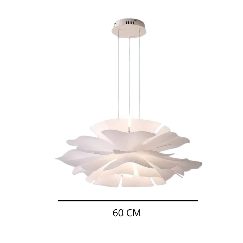 Suspension Minimaliste Design Crème Nordique
