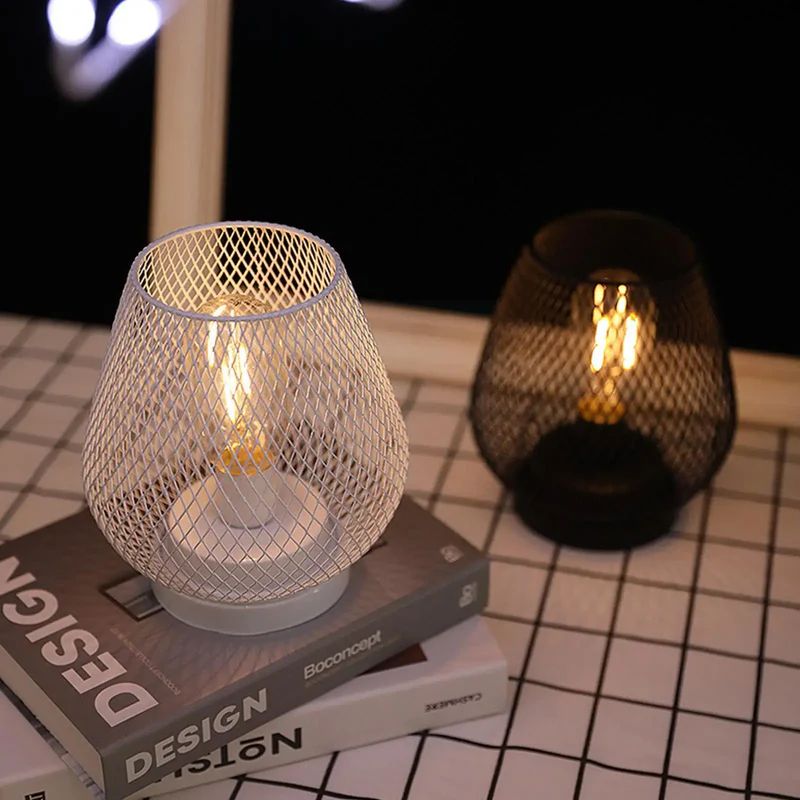 Lampe Vintage Déco Fer Forgé Chic