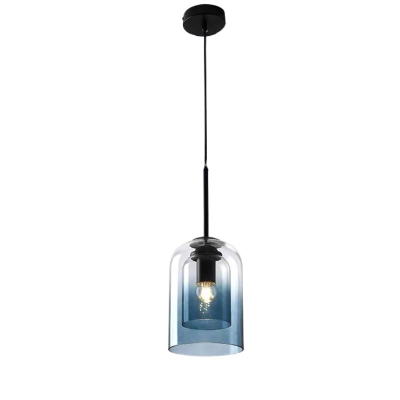 Suspension Escalier Luminaire Vintage En Verre