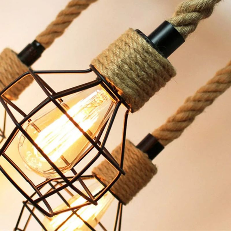 Suspension Industrielle Rustique Et Tendance