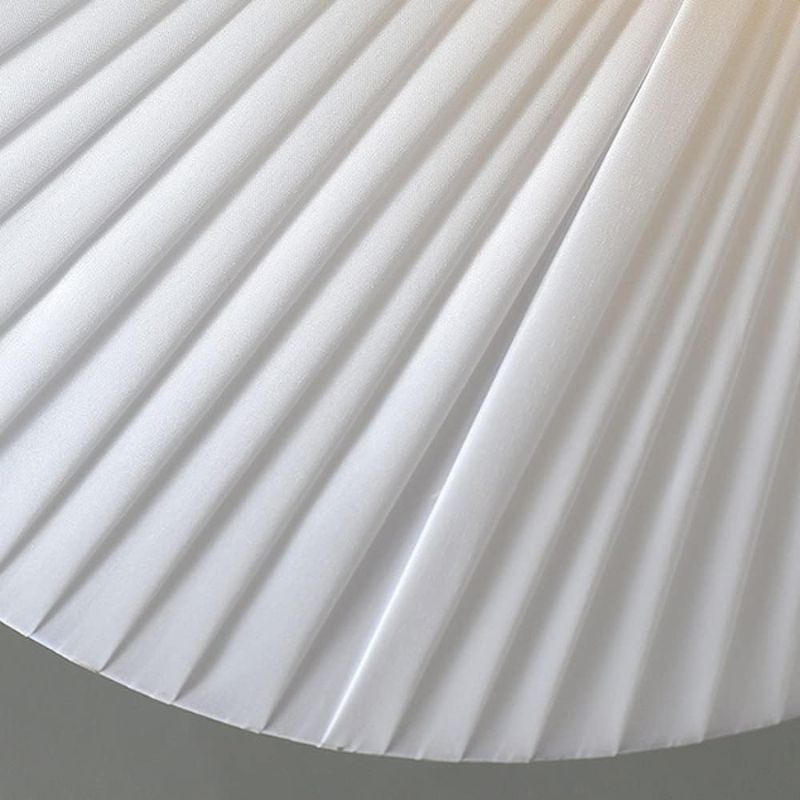 Suspension Minimaliste Élégance Tissu Blanc