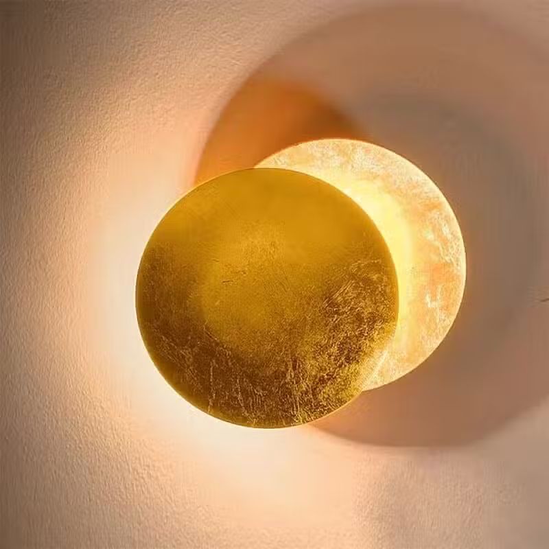 Applique Murale Moderne en Forme d’Éclipse