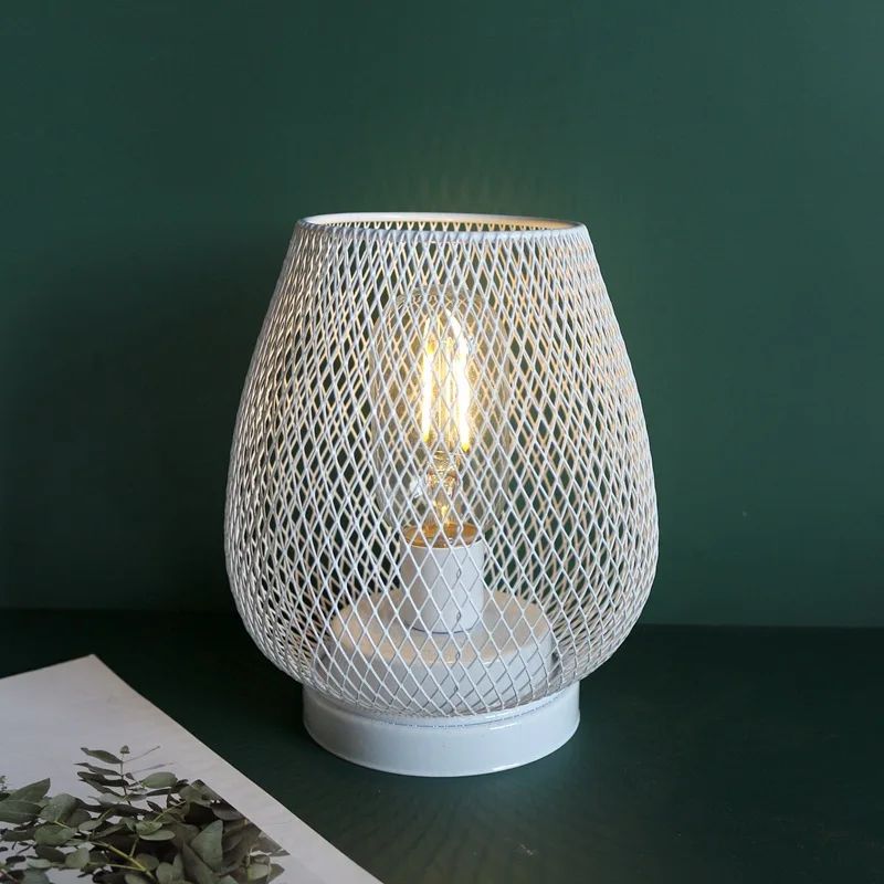 Lampe Vintage Déco Fer Forgé Chic