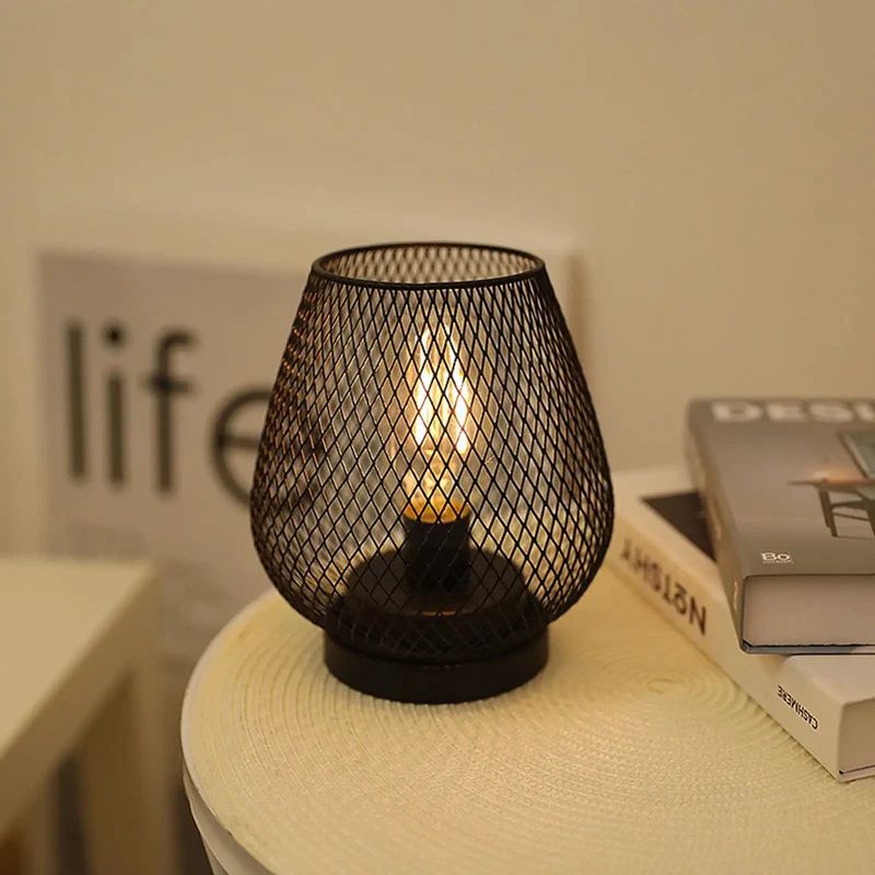 Lampe Vintage Déco Fer Forgé Chic