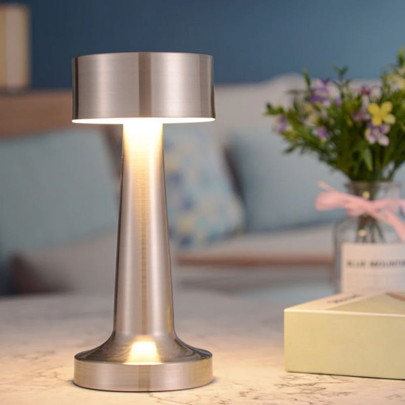 Lampe De Table Tactile Métal Élégante