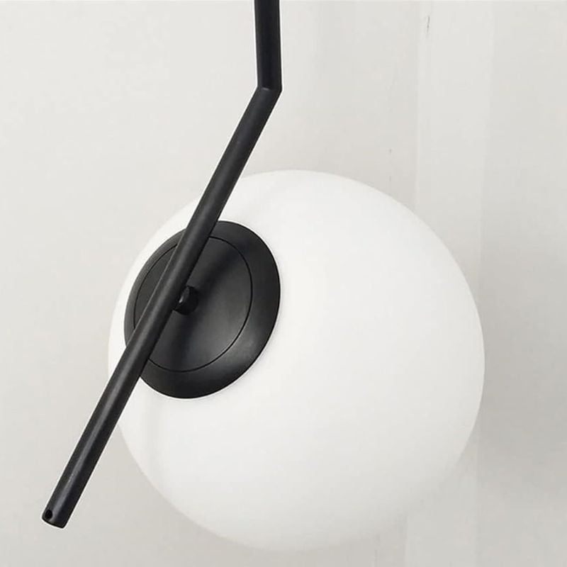 Suspension Minimaliste Charme Du Verre Galvanisé