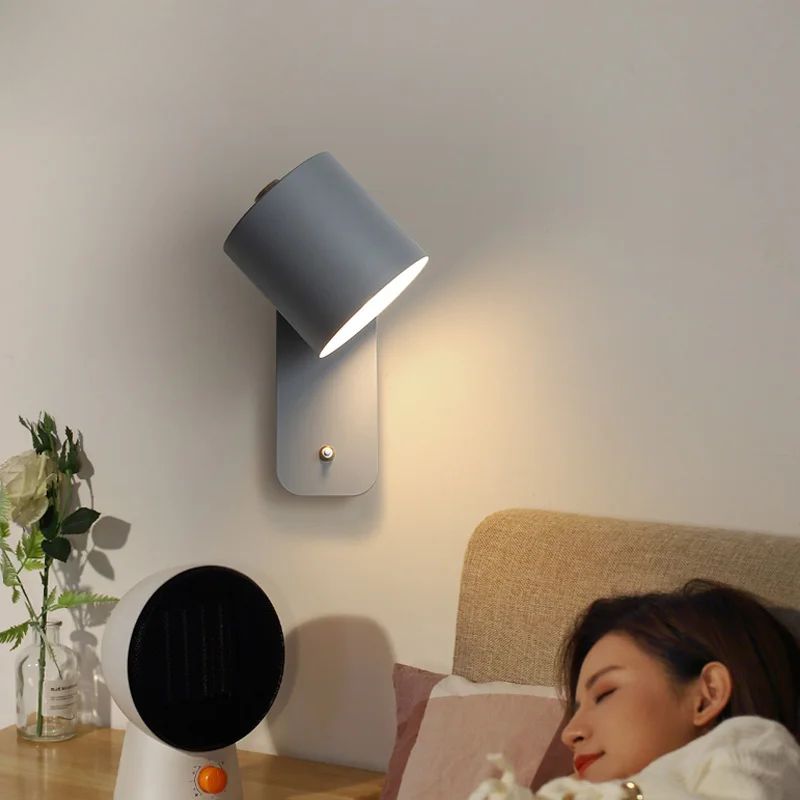 Applique Murale Chambre Rotative Avec Interrupteur