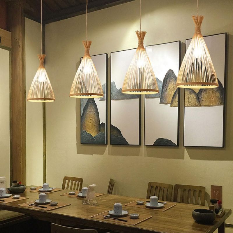 Suspension Design Bambou Raffiné