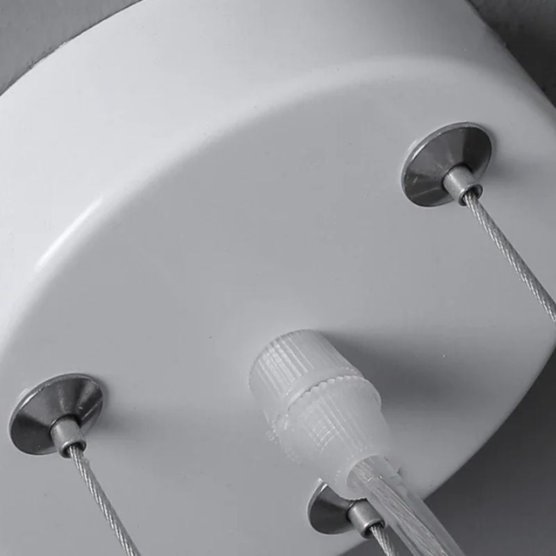 Suspension Minimaliste Design Crème Nordique