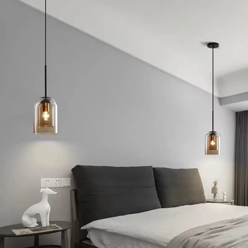 Suspension Escalier Luminaire Vintage En Verre