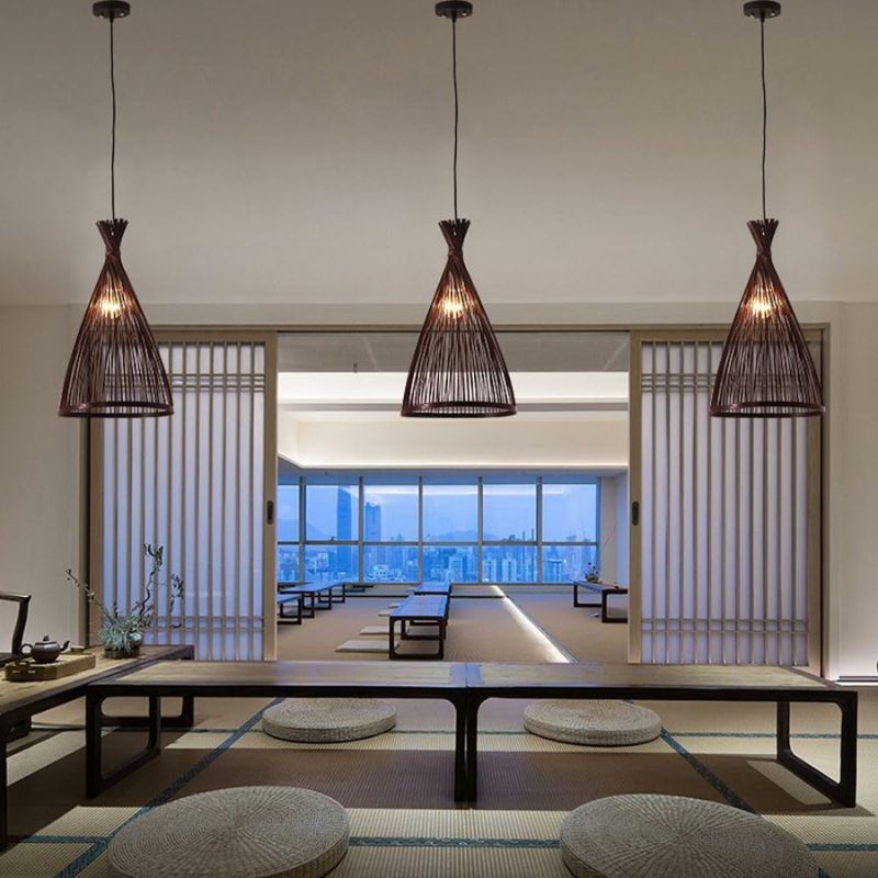 Suspension Design Bambou Raffiné