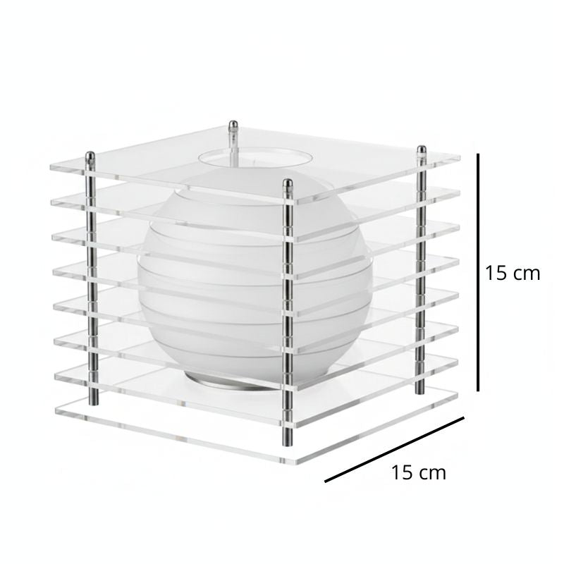 Lampe De Table En Acrylique Avec Éclairage LED Rechargeable
