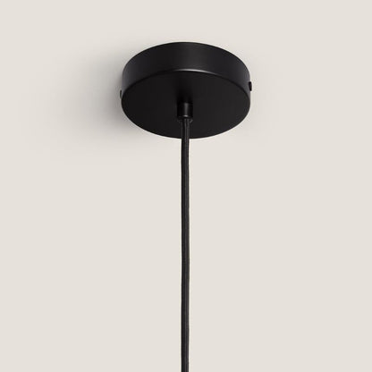 Suspension Minimaliste Charme Du Verre Galvanisé