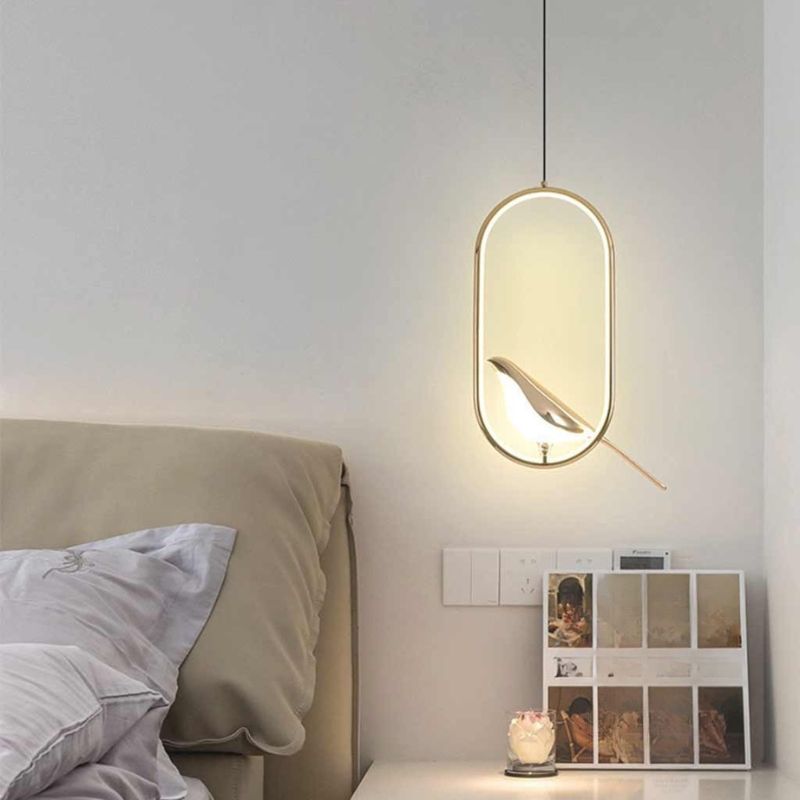 Suspension Chambre Design Oiseau Élégant