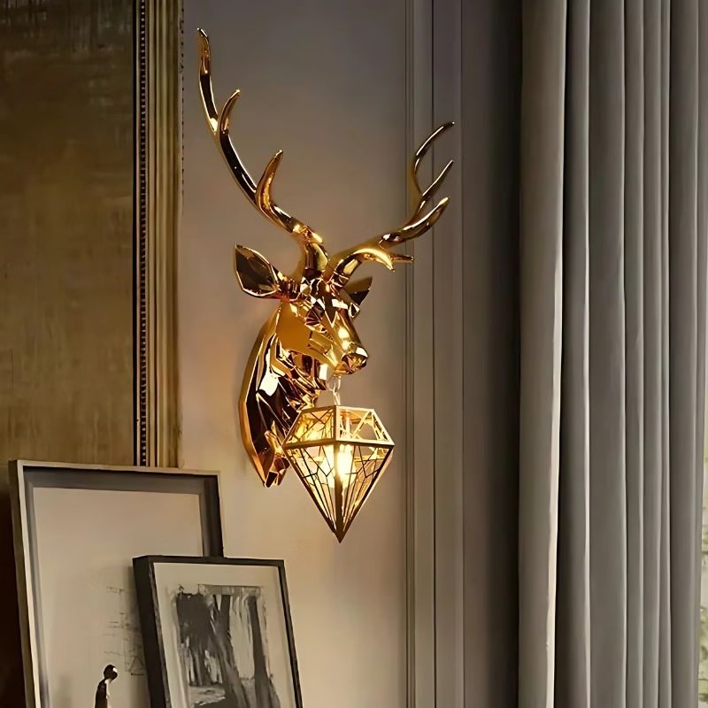 Applique Murale Chambre Silhouette Cerf En Bois