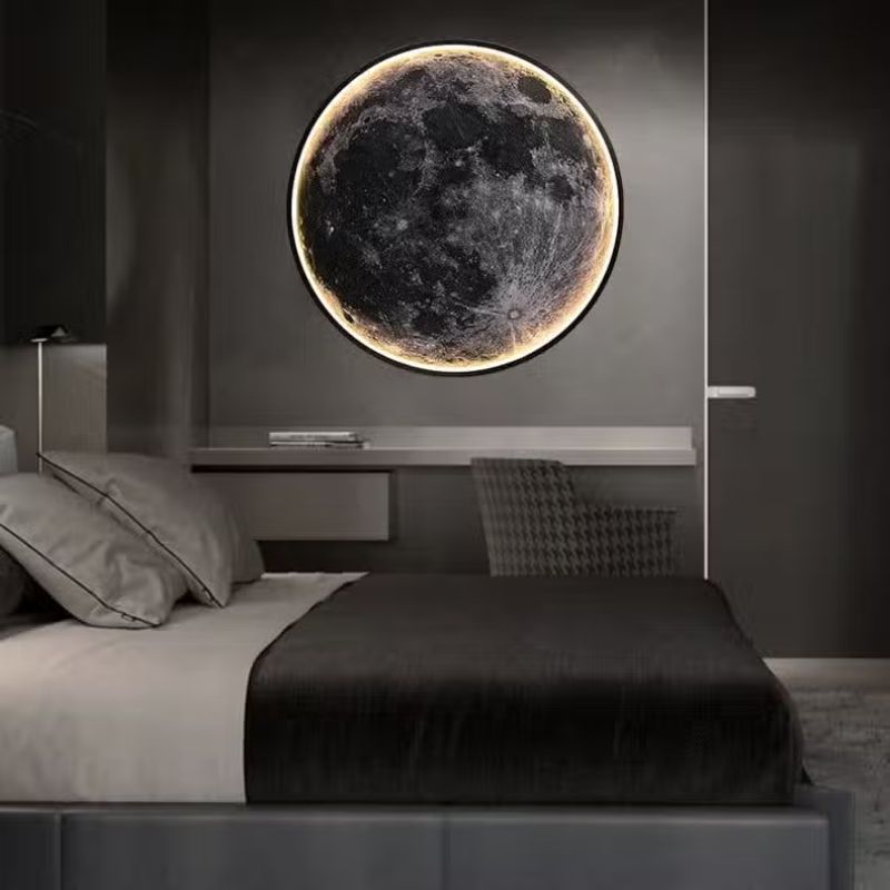 Applique Murale Moderne en Forme de Lune