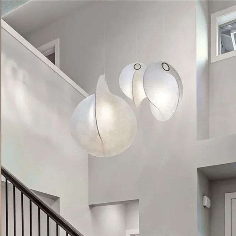 Suspension Japonaise Design Nordique En Forme Libre