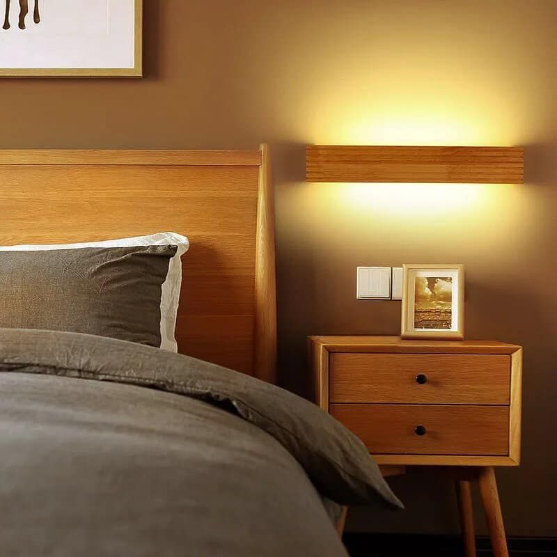 Applique Murale en Bois Style Zen