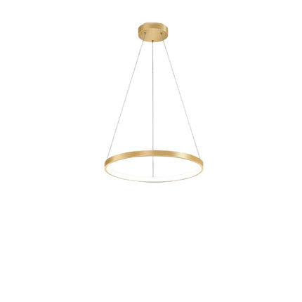 Suspension Chambre Anneau LED Élégante