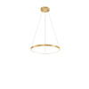 Suspension Chambre Anneau LED Élégante