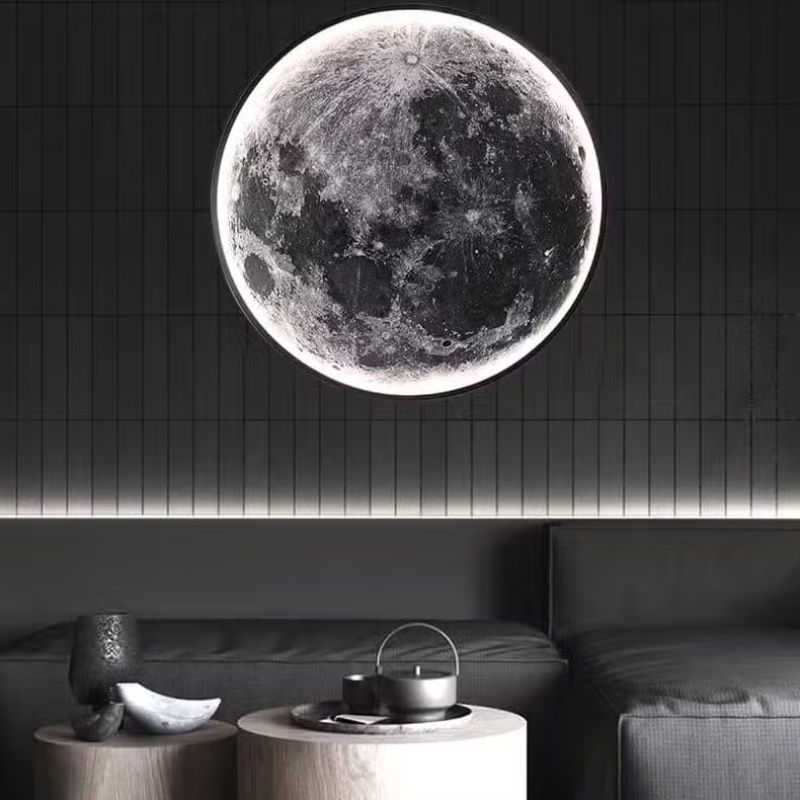 Applique Murale Moderne en Forme de Lune