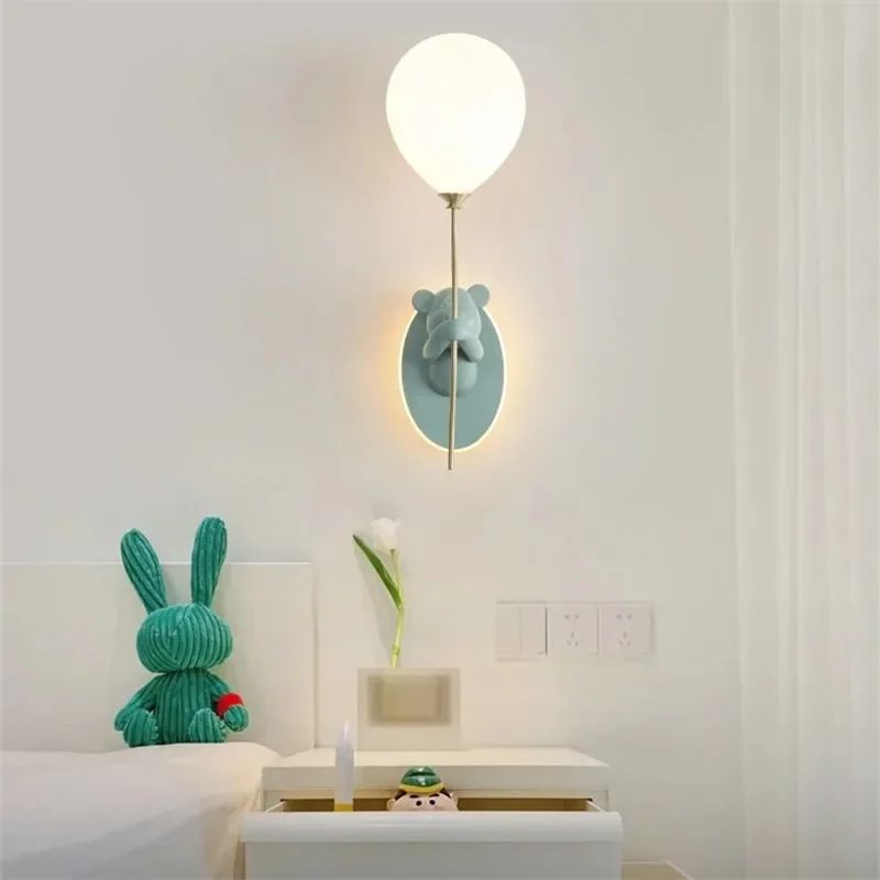 Applique Murale Enfant Ours Macaron Créatif