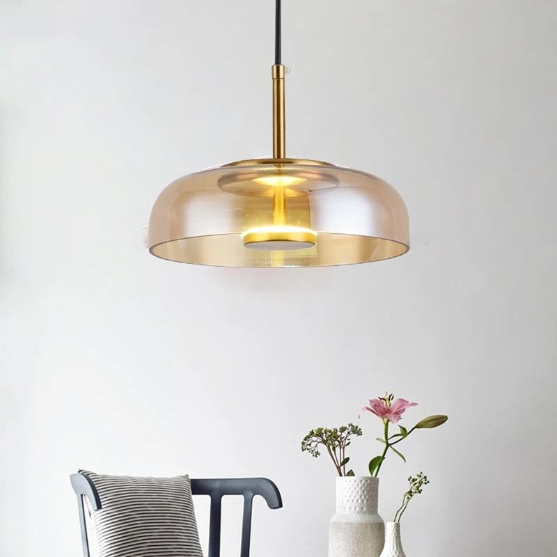 Suspension Design Verre Nordique Élégant