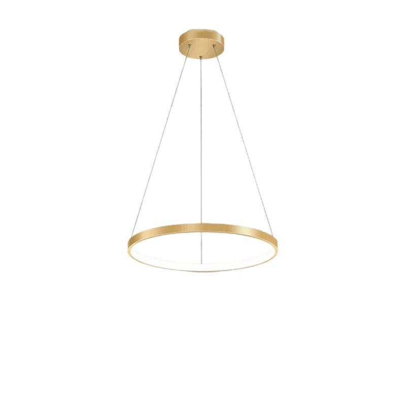Suspension Chambre Anneau LED Élégante
