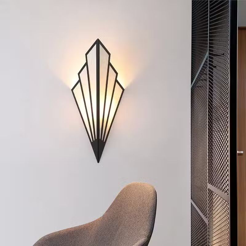 Applique Murale Escalier Design Éventail LED