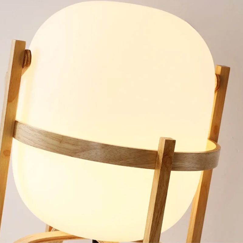 Lampe Japonaise Sur Pied Style Zen Contemporain