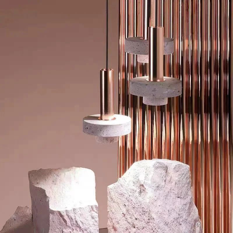 Suspension Escalier Effet Marbre Raffiné