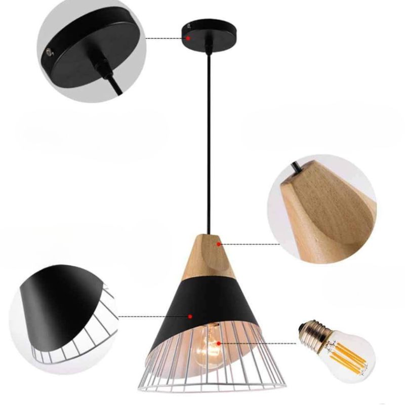 Suspension Vintage Design Badminton Élégant