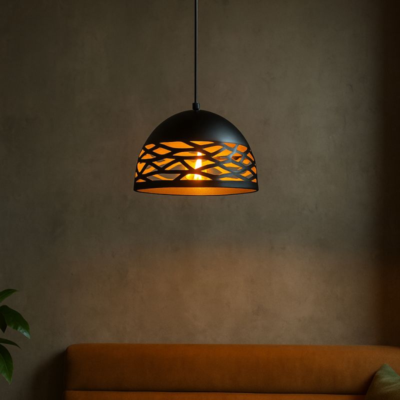 Suspension Industrielle Design Creux Stylé