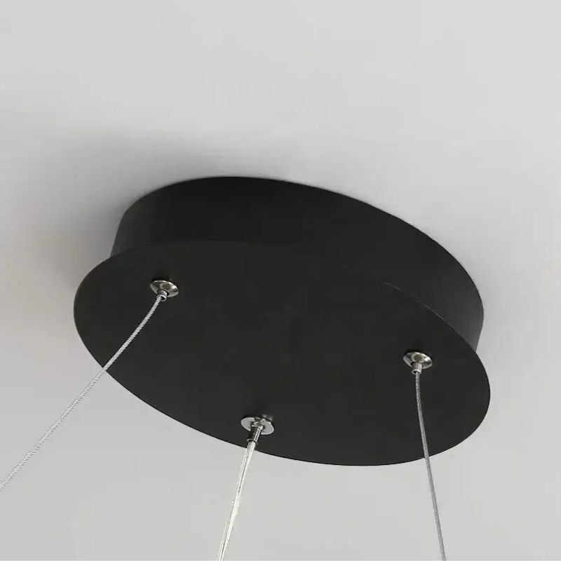 Suspension Chambre Anneau LED Élégante