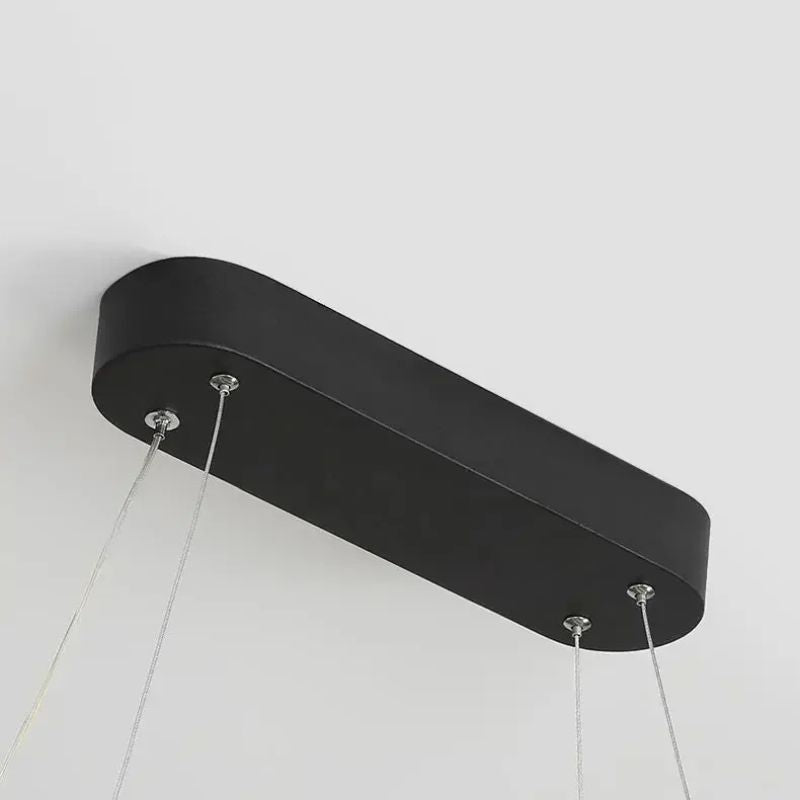 Suspension Chambre Anneau LED Élégante
