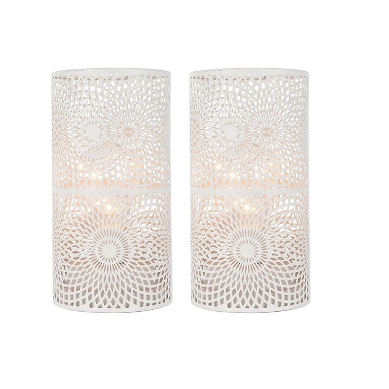 Lampe De Table LED Design Scandinave En Métal Décoré