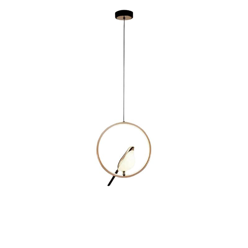 Suspension Chambre Moderne Avec Oiseau