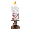 Lampe De Table Bougie De Noël LED Avec Flocon Et Bonhomme De Neige
