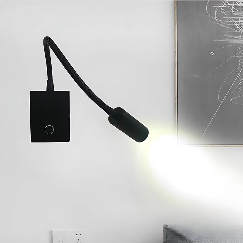 Applique Murale Noire Stylée Avec Interrupteur