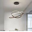 Lampe Design Suspendue Double Anneaux Élégants